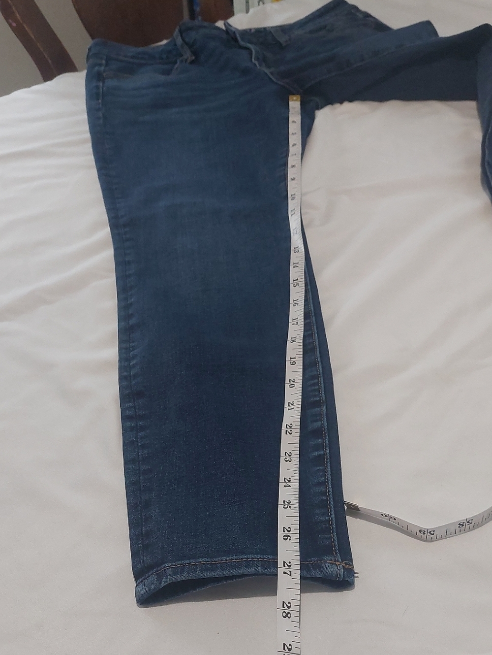 American Eagle Outfitters Women’s Dark Indigo Skinny Jeans. Size 12 - Picture 9 of 10